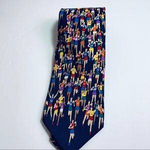 Allyn Neckwear Marathon Runners Silk Tie